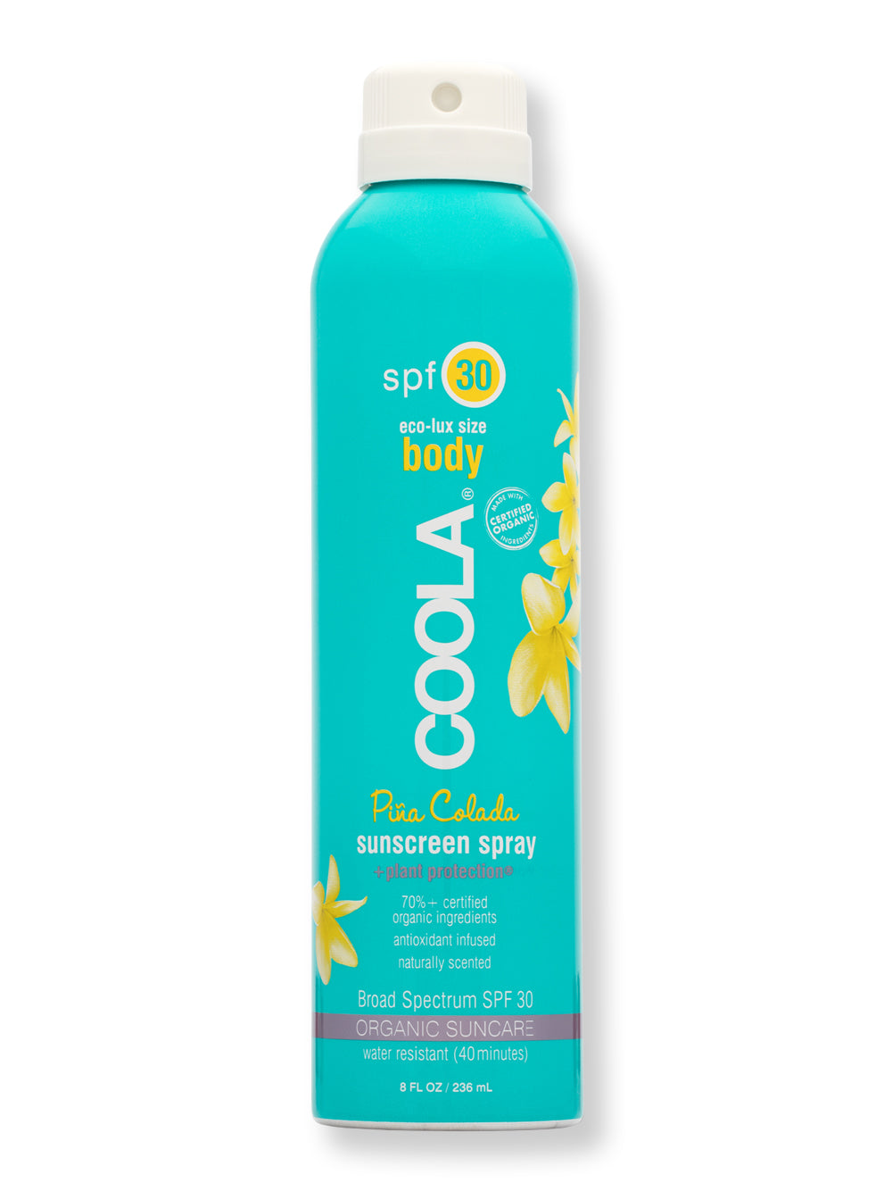 COOLA - Organic Sunscreen SPF 30 Sunblock Spray 6oz