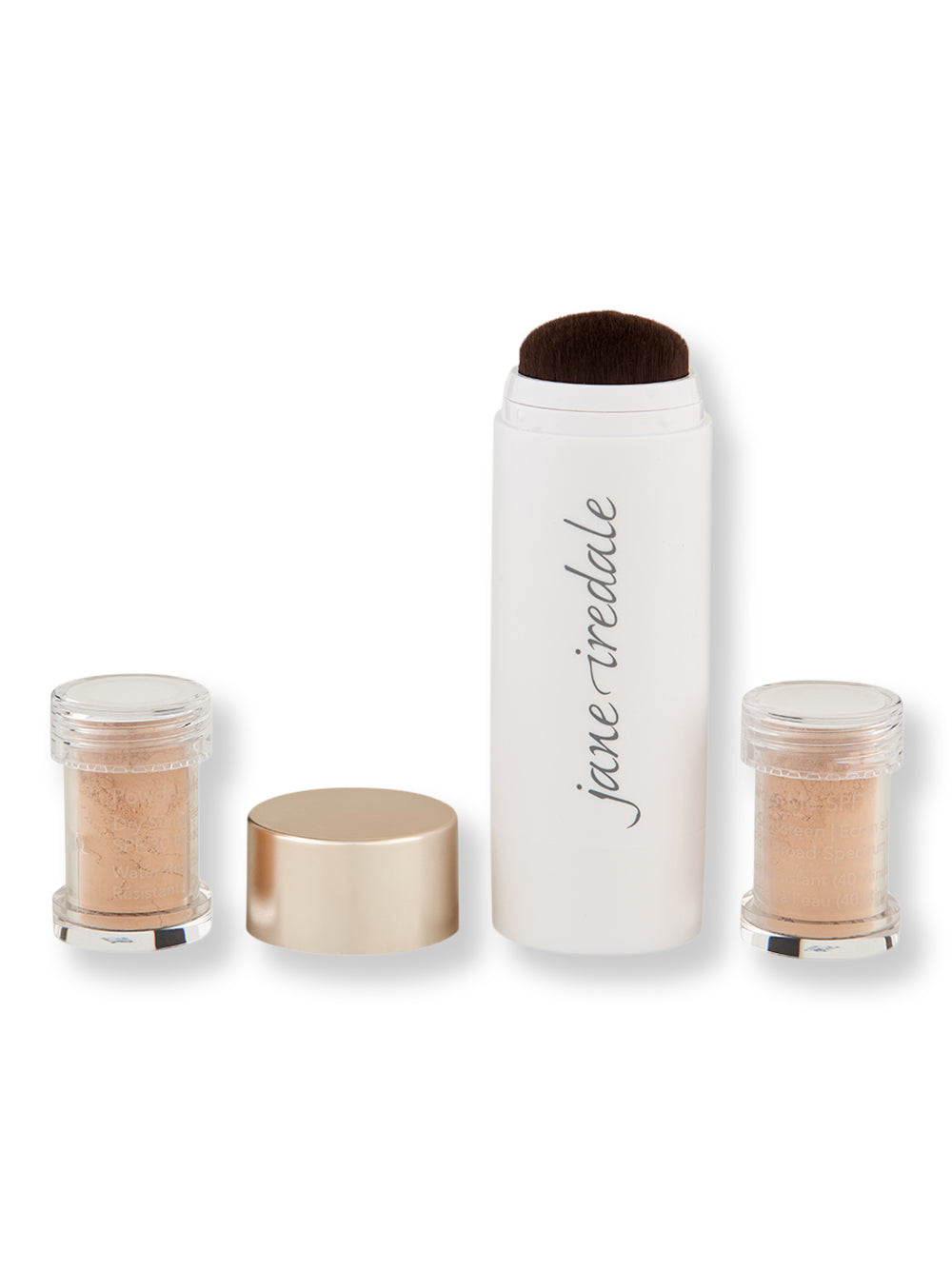 Jane Iredale Powder-Me SPF 30 Dry Sunscreen Refillable Brush + 2 Refills