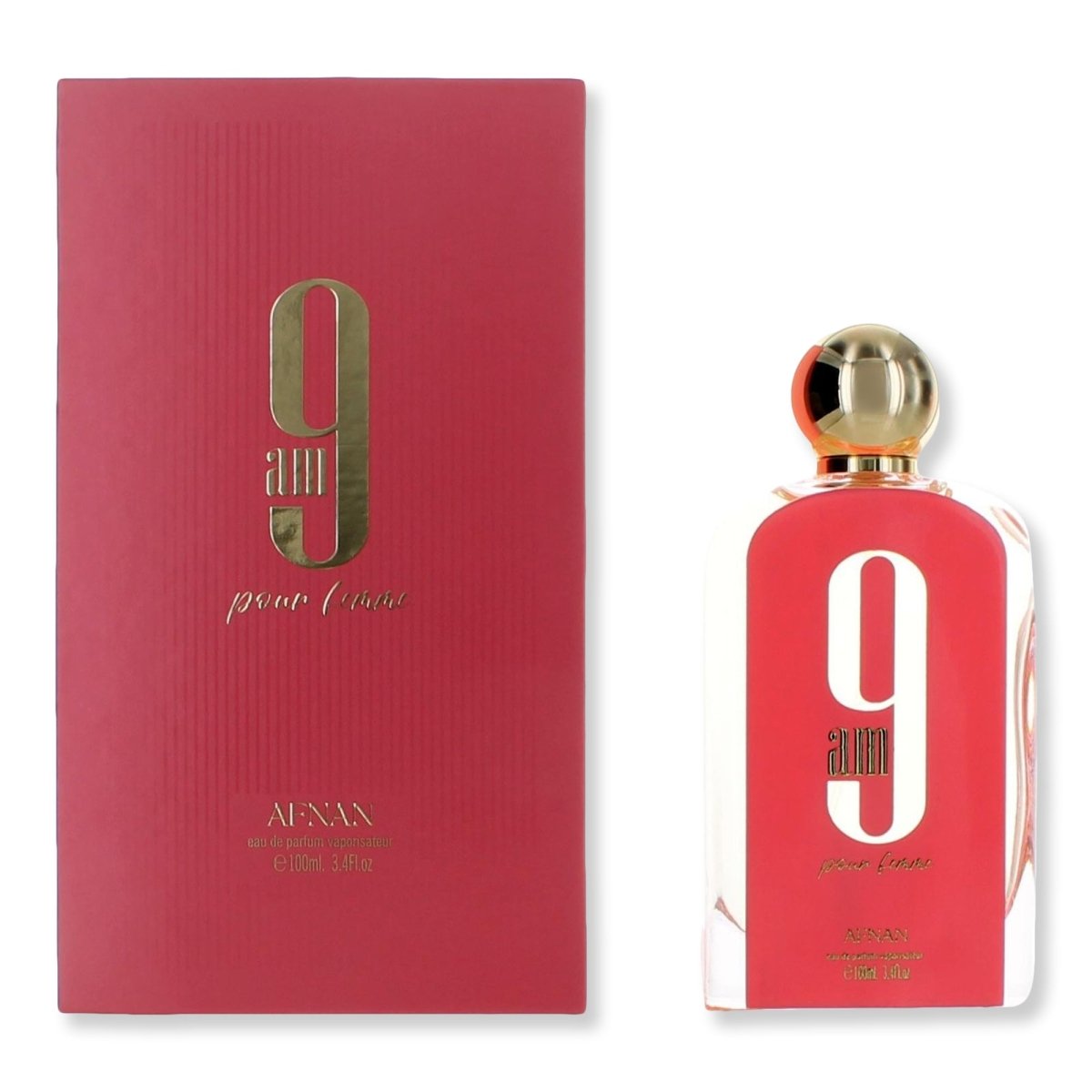 AFNAN 9 AM Pour Femme Eau De Parfum Spray