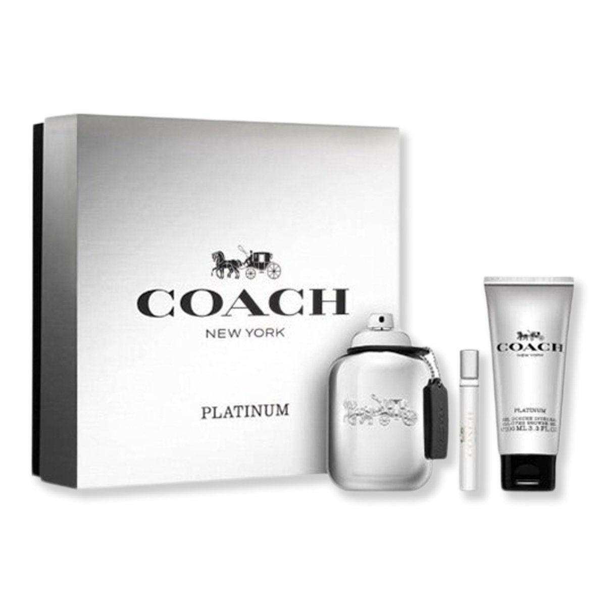 Coach Platinum 3 Piece Gift Set