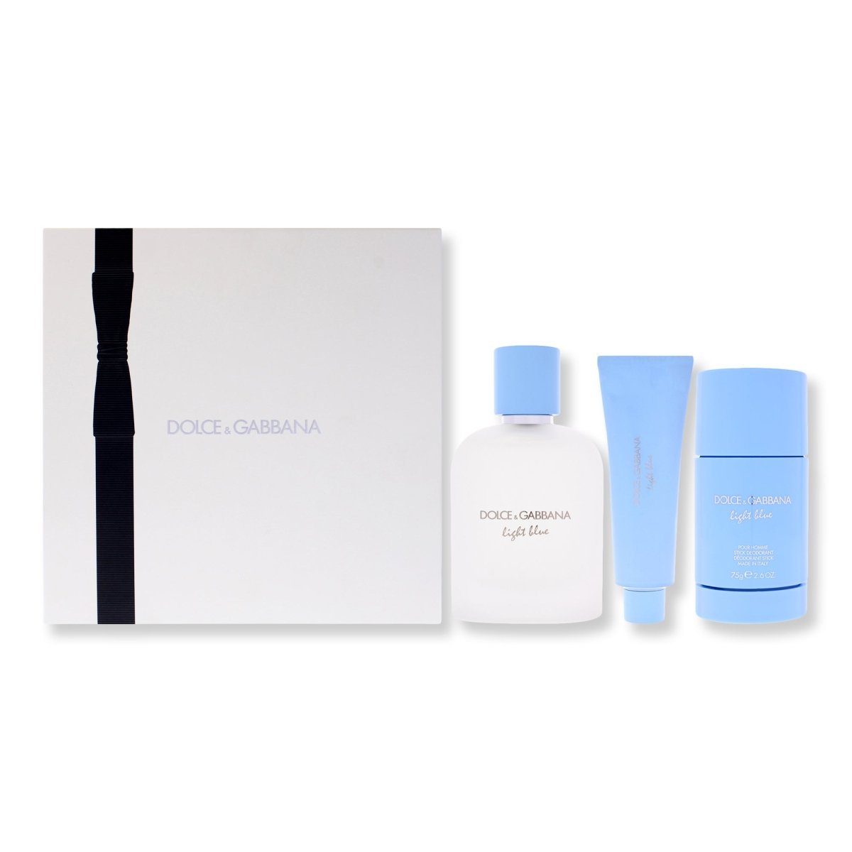 Dolce & Gabbana Light Blue 3 Piece Gift Set For Men