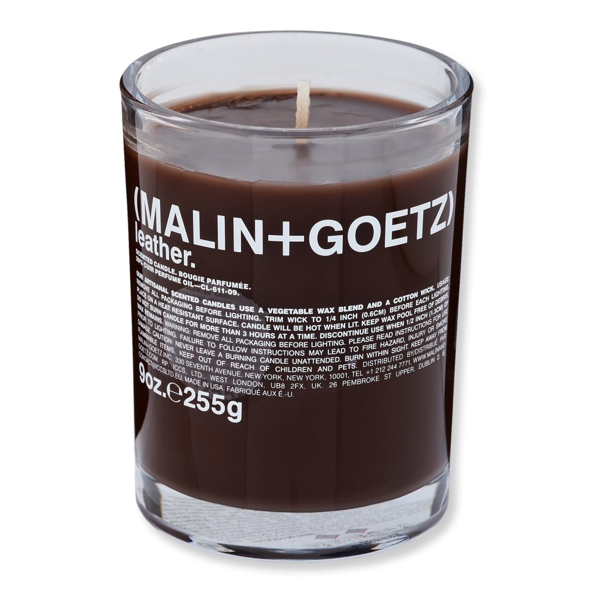 Malin + Goetz Leather Candle