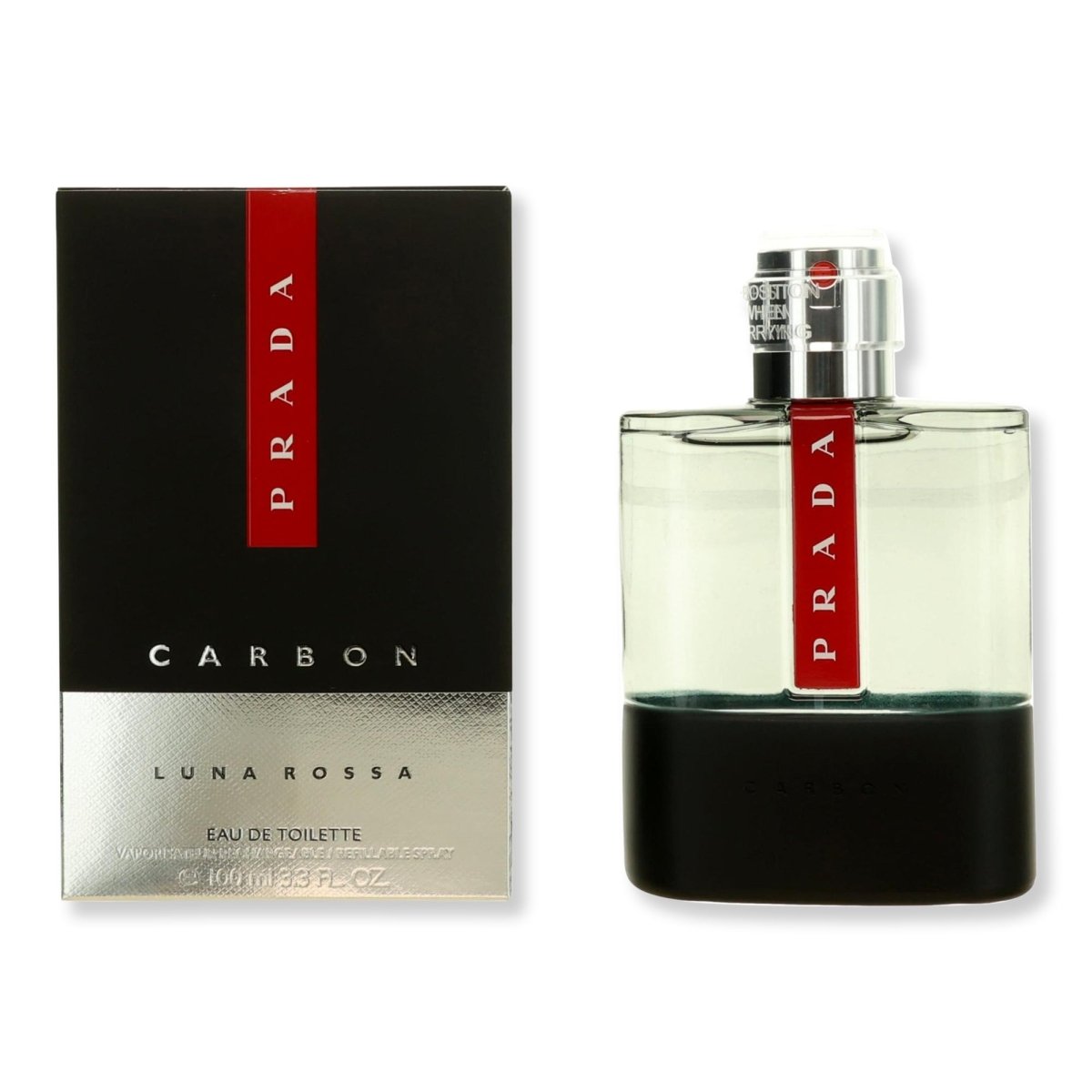 Prada Luna Rossa Carbon Eau De Toilette Spray for Men